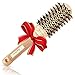 Blow out Round HairBrush with Natural Boar Bristles for Blow Drying | Straightening| Curling - Best Styling Brush for Medium Length Hair or Want Wavy | Curled Hair (1.7") primary