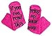 Wine Socks with Cupcake Packaging (Dark Pink) - If You Can Read This Bring Me Wine - 6 Colors to Choose From!