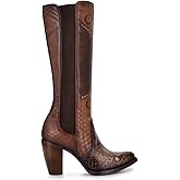 Cuadra Women's Boot in Genuine Python Leather and Bovine Leather, 3F66PH