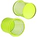 5 Pieces Metal Mesh Pen Holder Pencil Cup Holder Pen Organizer Pencil Holder for Desk Office and School, 5 Colors