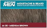 Just For Men Moustache & Beard M35 Medium Brown Dye - Eliminates Grey view 10
