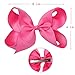 25 PCS Hair Bows 6 inch Grosgrain Ribbon Boutique Hair Bow Clips for Girls