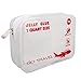 Clear Travel Toiletry Bag-TSA-Approved,1Quart Size,3-1-1bag, Airport Airline Compliant Bag. XIANGYI (red)