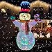 SEASONBLOW 10 Ft Inflatable Christmas Snowman with Candy Decoration for Yard Lawn Garden Home Party Indoor Outdoor