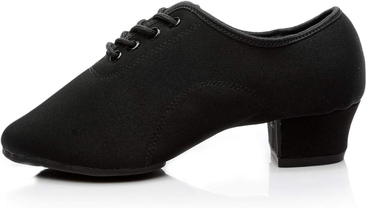 AOQUNFS Latin Practice Ballroom Dance Shoes Closed Toe
