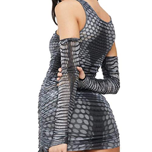 51YLc1a4RWL soweilan Vestido de manga larga sexy con estampado de serpiente, cuello en U, color gris, transparente, sin mangas… soweilan Vestido de manga larga sexy con estampado de serpiente, cuello en U, color gris, transparente, sin mangas…