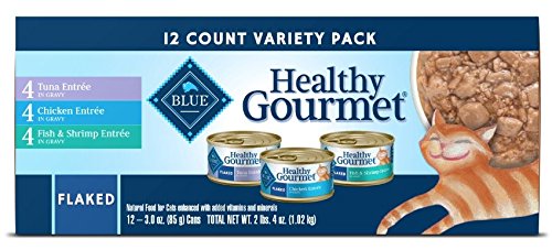 Blue Buffalo Healthy Gourmet Natural Adult Flaked Wet Cat Food Variety Pack, Tuna, Chicken, Fish & S - //medicalbooks.filipinodoctors.org