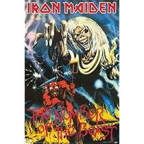 postersultan 1 X Iron Maiden Poster - The Number of The Beast