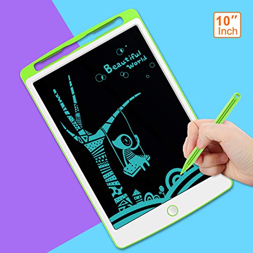 LCD Writing Tablet, Coovee 10 Inch Digital Ewriter Electronic Graphics Tablet Portable Mini Board Handwriting Pad Drawing Tablet with Memory Lock Suitable for Kids Home School Office (Monocolor) - Thumbnail 2
