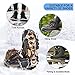SPGOOD Ice Cleats Crampons 1 Pair for Boots Shoes Women Men Kids 19 Stainless Spikes Traction Cleats Fishing Hiking Walking Mountaineering Climbing