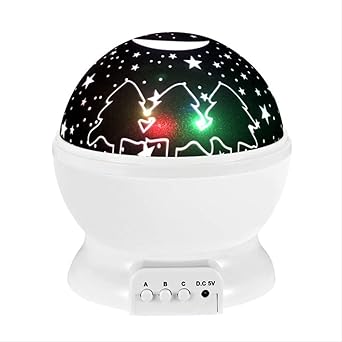 Lámpara De Estrella Bola Giratoria Led Romance Atmósfera Luz ...