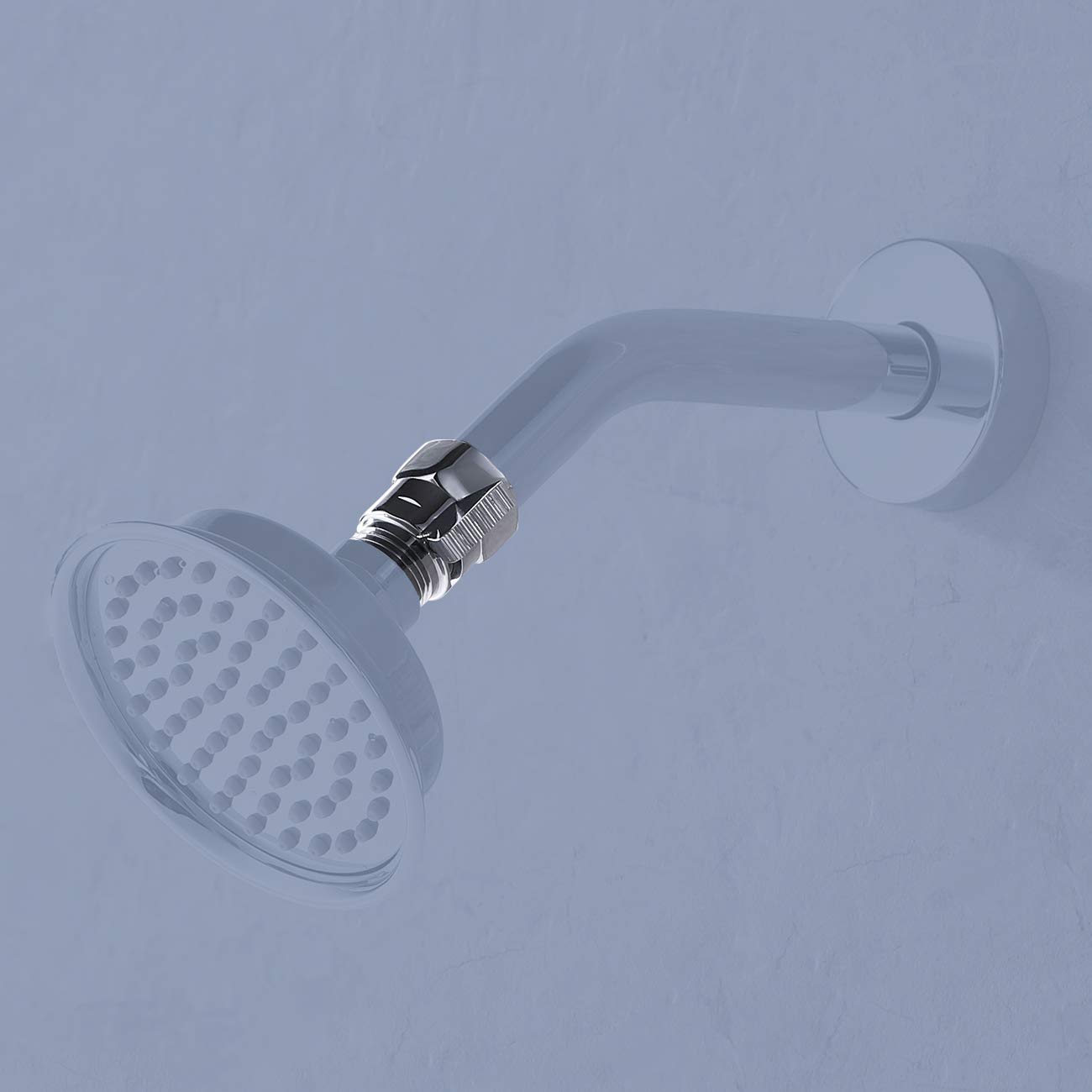 KES Shower Head ShutOff Valve Brass with Metal Handle Polished Chrome