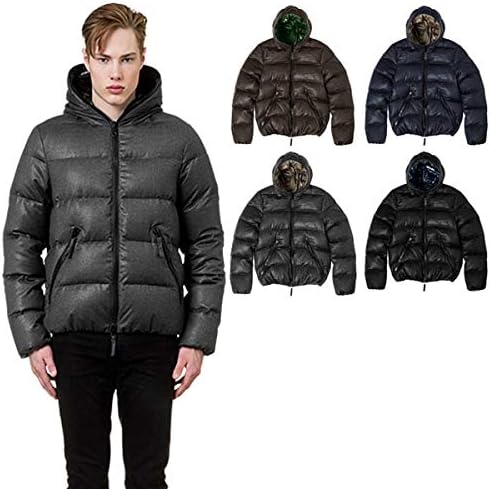 Amazon Co Jp デュベティカ Duveticaメンズ ダウンジャケット ディオニシオ ウール1200 Wenge Ultrable Torba Nero32 U 2250 00 1087 並行輸入品 52 1200 Wenge Melange 服 ファッション小物