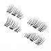 Magnetic False Eyelashes Upgraded Style | 3D Reusable Magnet Eye Lash Enhancer for Volume, Growth,  Length | Natural Fiber Lashes, Cruelty-Free | Best All Ages, Eye Lid Sizes