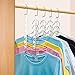 Pretigo Space Saving Hangers 10 Pack Wonder Clothes Hangers Stainless Steel Magic Hanger Cascading Hanger Updated Hook Design Closet Organizer Hanger