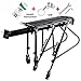 West Biking Bike Carrier Rack, 310 LB Capacity Solid Bearings Universal Adjustable Bicycle Luggage Cargo Rack,Cycling Equipment Stand Footstock