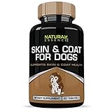 Dog Supplements : Supports Skin & Coat Health :: Contains All-Natural Ingredients:: Designed for Large and Small Canines :: 60 Tablets per Bottle :: Natural Essence Labs