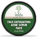 TreeActiv Face Exfoliating Acne Scrub Pads, Powerful Natural Blackhead Clearing Treatment, Safely Extracts and Removes Blackheads, Prevents Future Breakouts, Men Women Teens (4 oz)