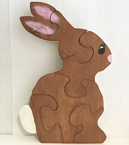 Bunny Rabbit Eco-Friendly Toy Wooden Puzzle