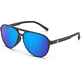 Aviator Sunglasses Polarized Sunglasses for Men Women Sports Glasses Fishing Boating Beach Golf Driving TR75
