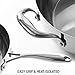 HOMI CHEF Mirror Polished NICKELFREE Stainless Steel 5 Quart Saute Pan & Steamer Insert with Lid (11 Inch, Whole-Clad 3-Ply) - Chef Pan & Chef Steamer - Cookware Set