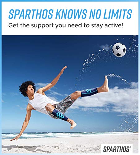 4 Calf+Compression+Sleeves+SPARTHOS+Pair