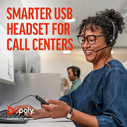 Poly EncorePro 515 USBA and USBC USB Headset (Plantronics) Cloud