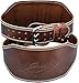 RDX Weight Lifting Belt Leather, 6” Padded Lumbar Back Support, 10 Adjustable Holes, Bodybuilding Training, Powerlifting Deadlifts Workout Squats Exercise, Home Gym Fitness Equipment