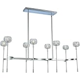 Kalco 511660CH Mae Pendant, 8-Light LED 24 Total Watts, Chrome