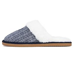 Nautica Women's Cozy Micro Suede Slide Slippers