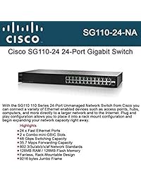 Cisco Small Business sg110   24   Switch de red (24 puertos   Gestionado   montaje en rack