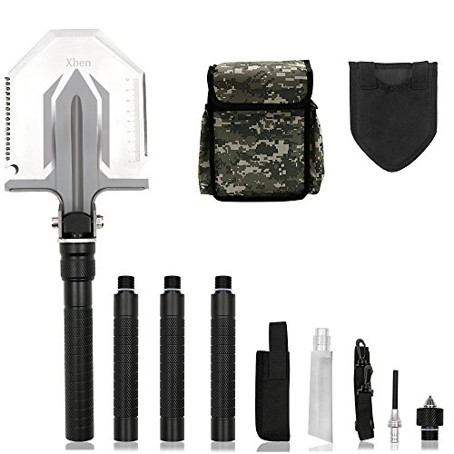 Xben Folding Camp Shovel, Military Tactical Shovel Army Surplus
