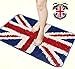 Sytian Nice Union Jack Rug Super Soft Absorbent Doormat Floormat Shaggy Area Rug Non Slip Bath Mat Bathroom Shower Rugs Carpet (British Style) (60x90cm)