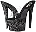 Pleaser Women's SKY301MG/C/B Platform Dress Sandal