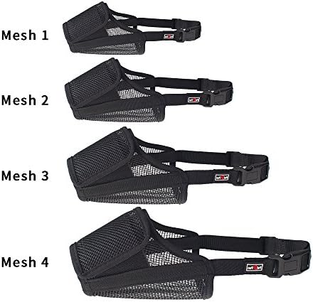 Petperi Breathable Best Fit Dog Muzzles (mesh3)