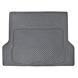 MotorTrend® Heavy Duty Odorless BPA Free Premium Rubber Cargo Mat Trimmable Trunk Liner for Trucks and Sedans, 43.2