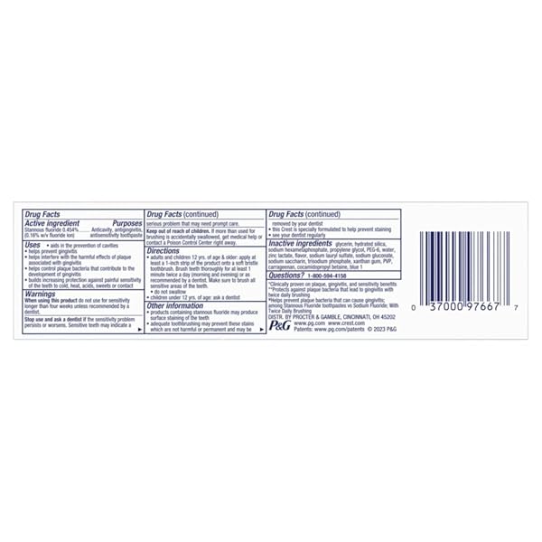 CREST PRO-HEALTH ADVANCED DEEP CLEAN MINT TOOTHPASTE, 5.1 OZ,