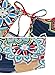 Floral Cold Shoulder Tops for Women Summer Short Sleeve Loose Fit Pullover Casual T-Shirt