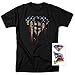 Superman Logo S Shield American Flag Paint T Shirt & Stickers (XX-Large)