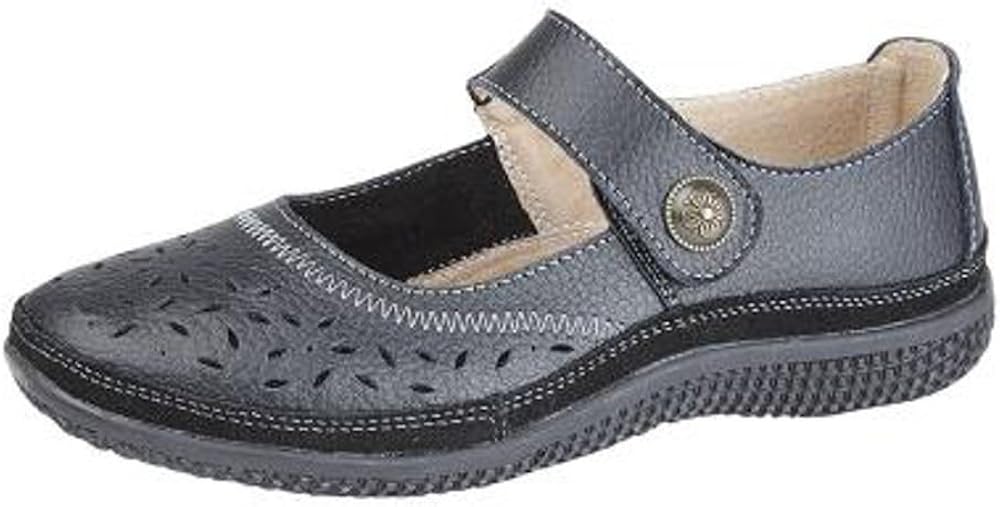 womens leather velcro shoes
