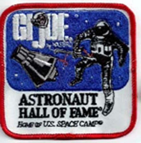 Wardah Limited GI Joe Astronaut Hall Fame Red Embroidered Badge Patch Sew-on Iron-on 3.5"