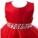DreamHigh Wedding Flower Girls Crystals Waist Taffeta Pageant Dress