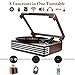 Record Player Turntable Vinyl LP Wireless 3-Speed Record Player USB Encoding SD Belt-Driven Reto Style Vinyl Record Player Built-in Speakers Vintage Style (2019 Model)thumb 2