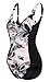 BAWDY Plus Size Swimsuit Women's Sexy 1 Piece Monokini Swimwear,H12849,2XL