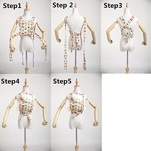 image for Sigzagor Baby Doll Carrier Mei Tai Sling Toy For Kids Children Toddler