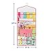 ProPik Storage for Gift Bags, Tissue Paper, and Wrapping Paper - Hanging Gift Bag Storage Organizer - 38 x 16 Inch PVC (Red)