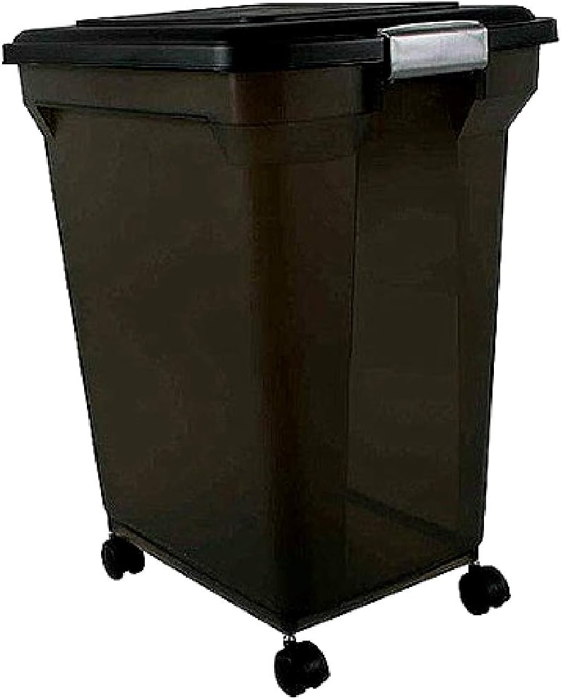 Airtight Container for Pet Food 67 QT Black Color Made from Durable Plastic Material - Skroutz Deals