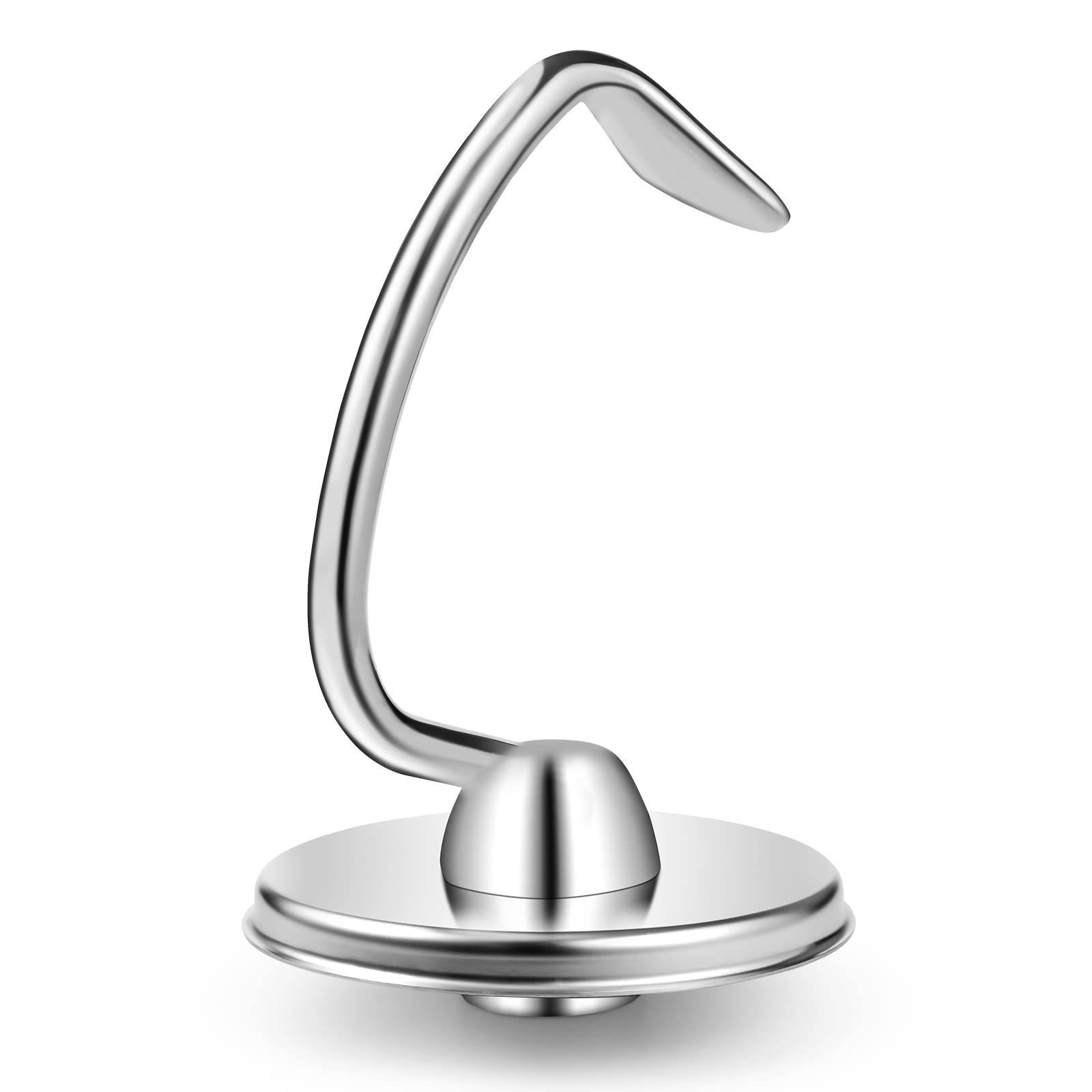 Stainless Steel Dough Hook K45DH Attachment for KitchenAid 4.5/5 Quart Tilt-Head Stand Mixer, Fit for Classic, Classic Plus and Artisan Serie K45SS, KSM75, KSM90, KSM95, KSM150, Dishwasher Safe