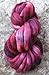 Wool Roving Hand Dyed. Super Soft BFL Combed Top Pre-Drafted for Easy Hand Spinning. Artisanal Craft Fiber ideal for Felting, Weaving, Wall Hangings and Embellishments. 1 Ounce. Wine Red