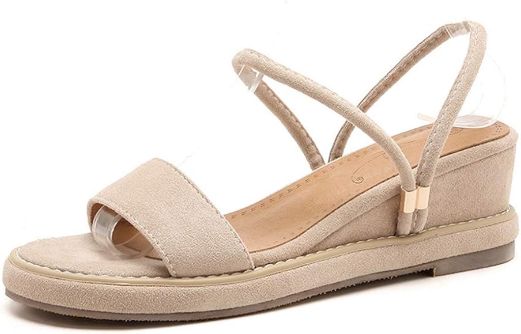 wedge slip on sandals